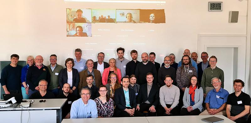 Gruppenfoto am Ende des Workshops Umweltinformationssysteme 2024