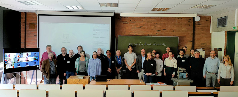 Gruppenfoto am Ende des Workshops Umweltinformationssysteme 2023